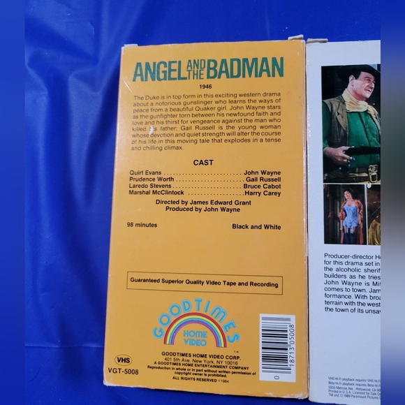 Classic John Wayne VHS - Picture 6 of 8